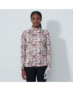 Daily Sports Print Peached Half Neck - dame