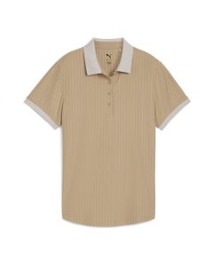 Puma MATTR Stripe Jacquard Golf Polo - Dame