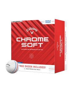 Callaway Chrome Soft Triple Track - 4 dusin