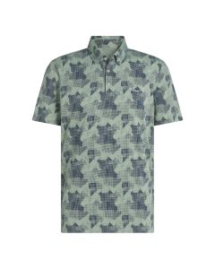 Adidas Go-To Print polo - Grøn/Navy