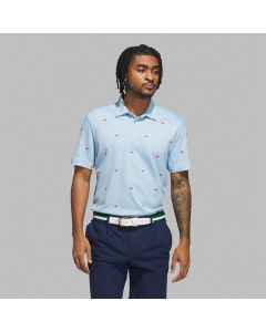 Adidas Golf Originals Novelty polo - Lyseblå