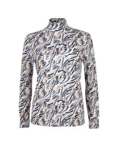 Marie Valois Macaco Mock LS polo - Dame