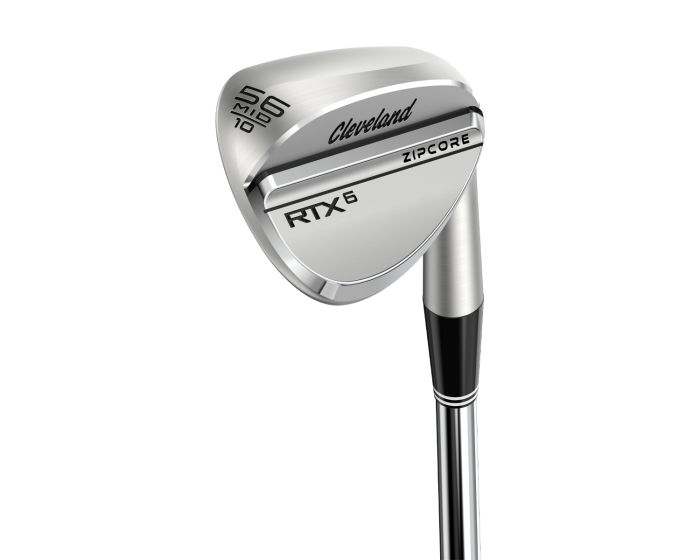 Cleveland RTX 6 Zipcore Black Satin Wedge - Riverside Golf